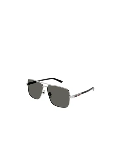 Gucci Square-frame Sunglasses In Black