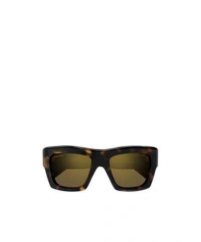 Gucci Square-frame Sunglasses In Black