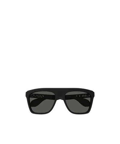 Gucci Square-frame Sunglasses In Black