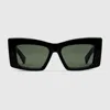 Gucci Square Frame Sunglasses In Black