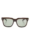 Gucci Square-frame Sunglasses In Blue