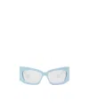 Gucci Square-frame Sunglasses In Blue