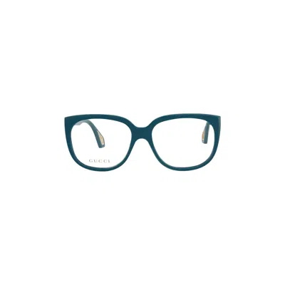 Pre-owned Gucci Square Frame Sunglasses 'blue' | Women's Size Onesize