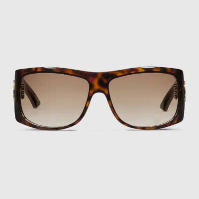 Gucci Square Frame Sunglasses In Multi