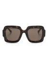 Gucci Square-frame Sunglasses In Brown