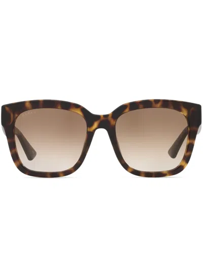 GUCCI SQUARE-FRAME SUNGLASSES