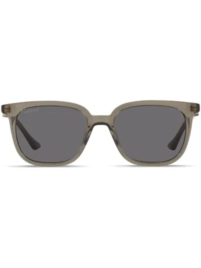 Gucci Square-frame Sunglasses In Brown
