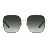 Gucci Square-frame Sunglasses In Gold