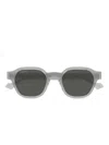 Gucci Gg1730s Linea Lettering 004 Grey Grey Sunglasses In Grau