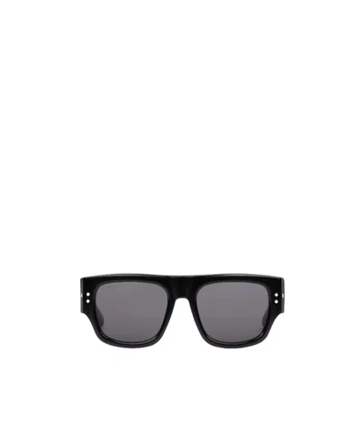 Gucci Square-frame Sunglasses In Gray