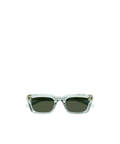 Gucci Square-frame Sunglasses In Green