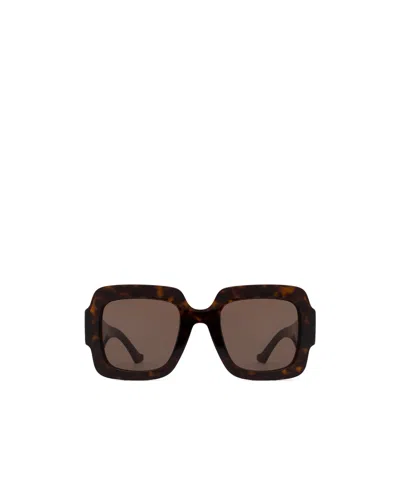 GUCCI GUCCI EYEWEAR SQUARE FRAME SUNGLASSES