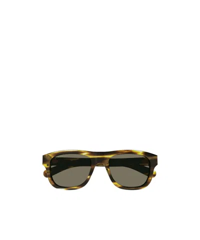 Gucci Square-frame Sunglasses In Green
