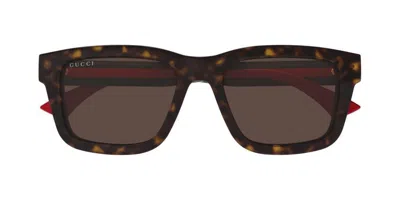 Gucci Square Frame Sunglasses In Multi