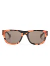Gucci Square-frame Sunglasses In Orange
