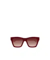Gucci Gg1714s-003 Burgundy-burgundy-red In Red