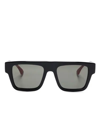 Gucci Square-frame Sunglasses In Schwarz