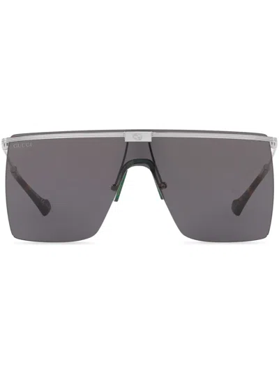 Gucci Oversized-frame Sunglasses In Silber