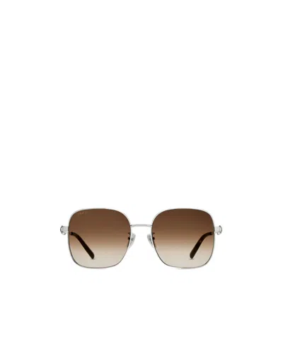 Gucci Square Frame Sunglasses In Brown