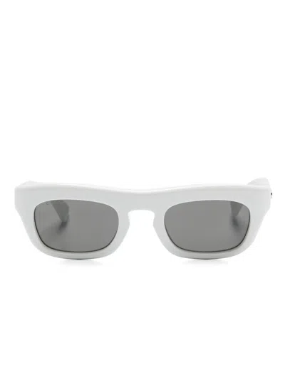 Gucci Square-frame Sunglasses In Weiss