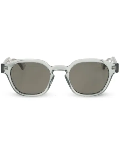 Gucci Square Frame Sunglasses In Gray