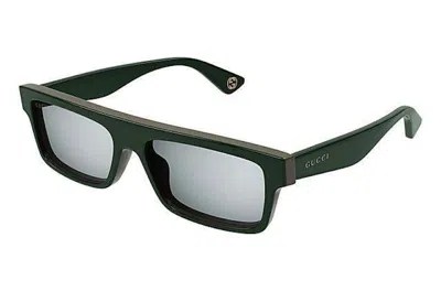 Pre-owned Gucci Square Frame Sunglasses57)(gg1616s In Green/green (gg1616s/003