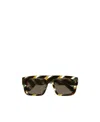 Gucci Square-frame Tinted-lenses Sunglasses In Black
