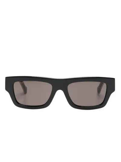 Gucci Square-frame Tinted Sunglasses In Black