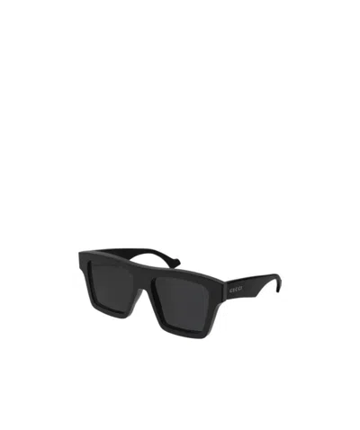 Gucci Square-frame Tinted Sunglasses In Black