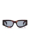 Gucci Square-frame Tortoiseshell Acetate Sunglasses In Brown