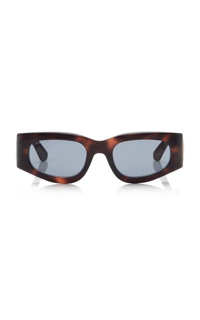 Gucci Square-frame Tortoiseshell Acetate Sunglasses In Brown