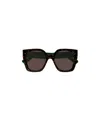 Gucci Square-frame Tortoiseshell Sunglasses In Black