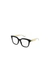 Gucci Generation Square Acetate Optical Glasses In White