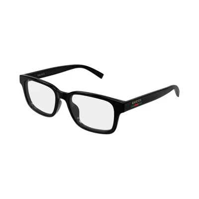 Gucci Square Full Rim Eyeglasses In White