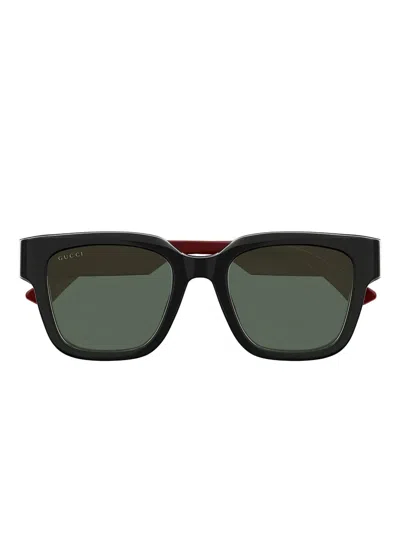 Gucci Square Full-rim Sunglasses In Black