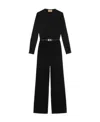 Gucci Square G Belt Jumpsuit In Black