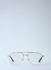 Gucci Men Square Glasses In Gold