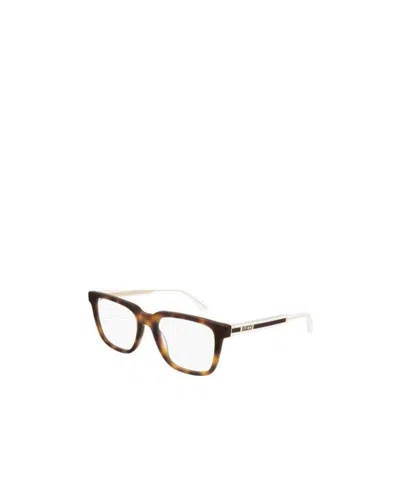 Gucci Square Glasses In White