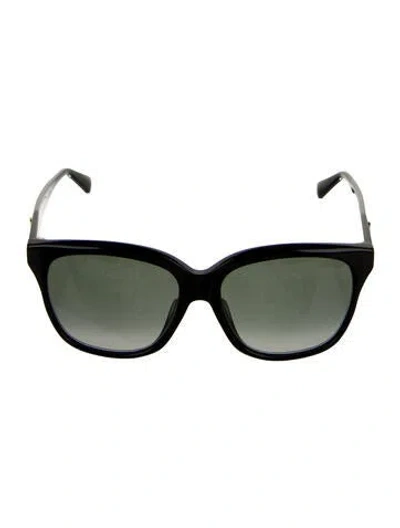 Pre-owned Gucci Square Gradient Sunglasses In Black