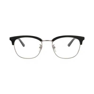 Pre-owned Gucci Square Optical Glasses 'black/ruthenium/transparent' | Men's Size Onesize