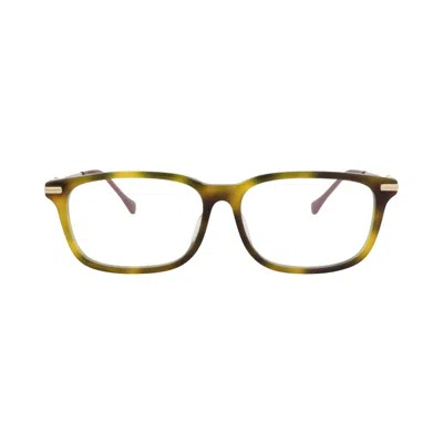 Pre-owned Gucci Square Optical Glasses 'havana/gold/transparent' | Brown | Women's Size Onesize