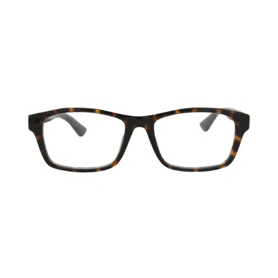 Pre-owned Gucci Square Optical Glasses 'havana/transparent' | Brown | Men's Size Onesize