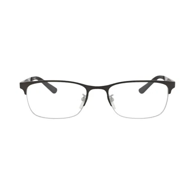 Pre-owned Gucci Square Optical Glasses 'ruthenium/black/transparent' | Men's Size Onesize
