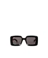 Gucci Square Sunglasses In Black