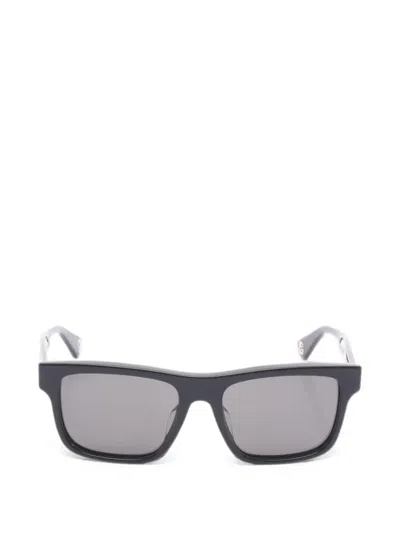 Pre-owned Gucci Square Sunglasses In Black