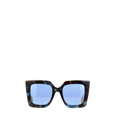 Gucci Square Sunglasses In Black