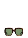 Gucci Squared Frame Tortoiseshell Sunglasses In Brown