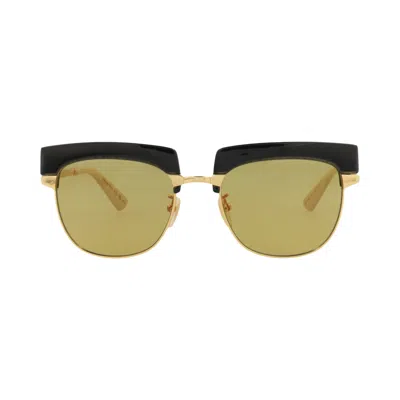 Pre-owned Gucci Square Sunglasses 'gold/brown' | Men's Size Onesize