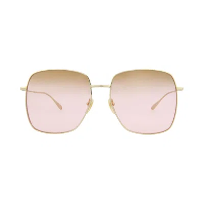 Pre-owned Gucci Square Sunglasses 'gold/pink' | Women's Size Onesize