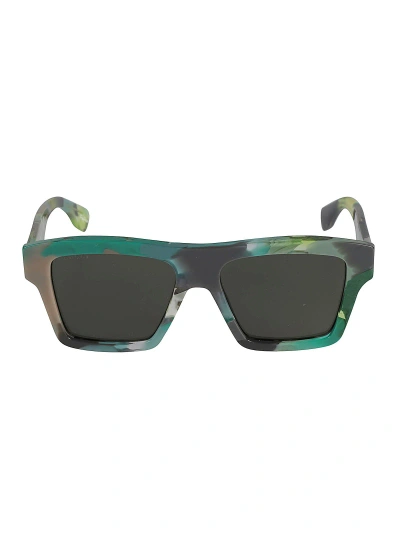 Gucci Square Sunglasses In Green